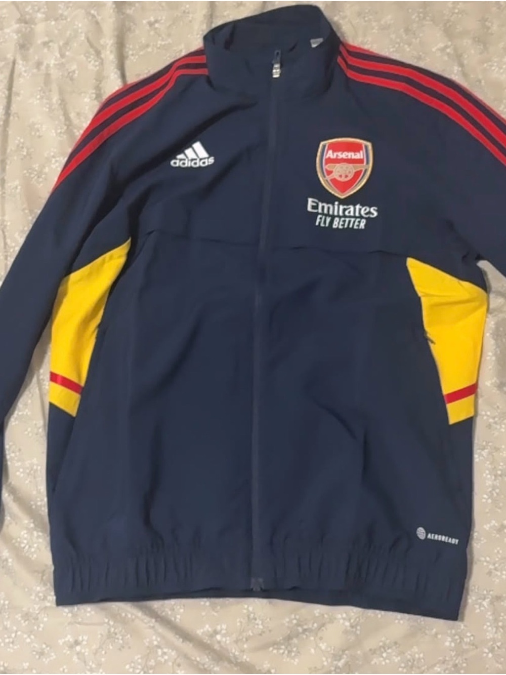 adidas Arsenal Navy Yellow Training Jacket